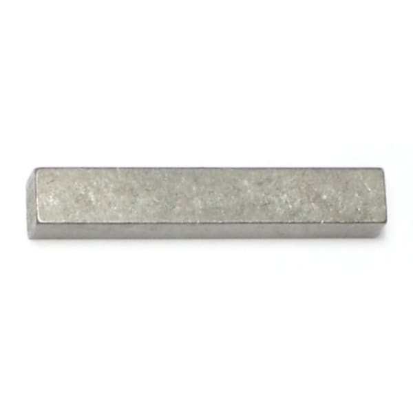Midwest Fastener Machine Key Machine Key, Square End, Steel, Zinc, 1-1/2 in L, 1/4 in Sq, 6 PK 62628 - main